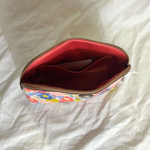 Coach Floral Zip Pouch – Bright & Bold Blossom Print - Picture 3 of 3